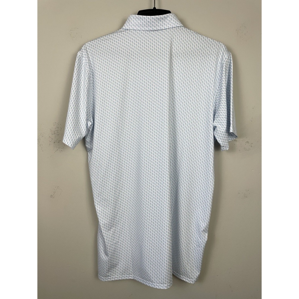 NEW Holderness & Bourne The Curzon Shirt Mens XXL Seahorse AOP Harbor Golf - Picture 3 of 7